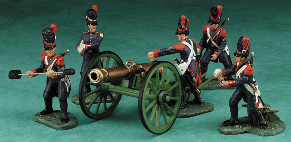 BRITAINs 00289 French Imperial Guard artillery unit with Cannon