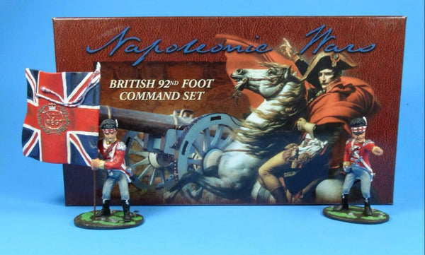 Britains toy soldiers Napoleonic 17364 British 92nd Foot Command Set