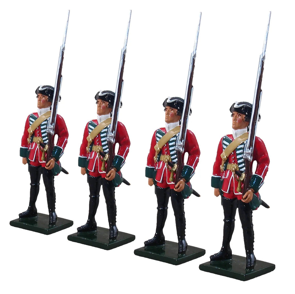 Britains 47007 - British 45th Regiment Centre Company Set, 1754-1763