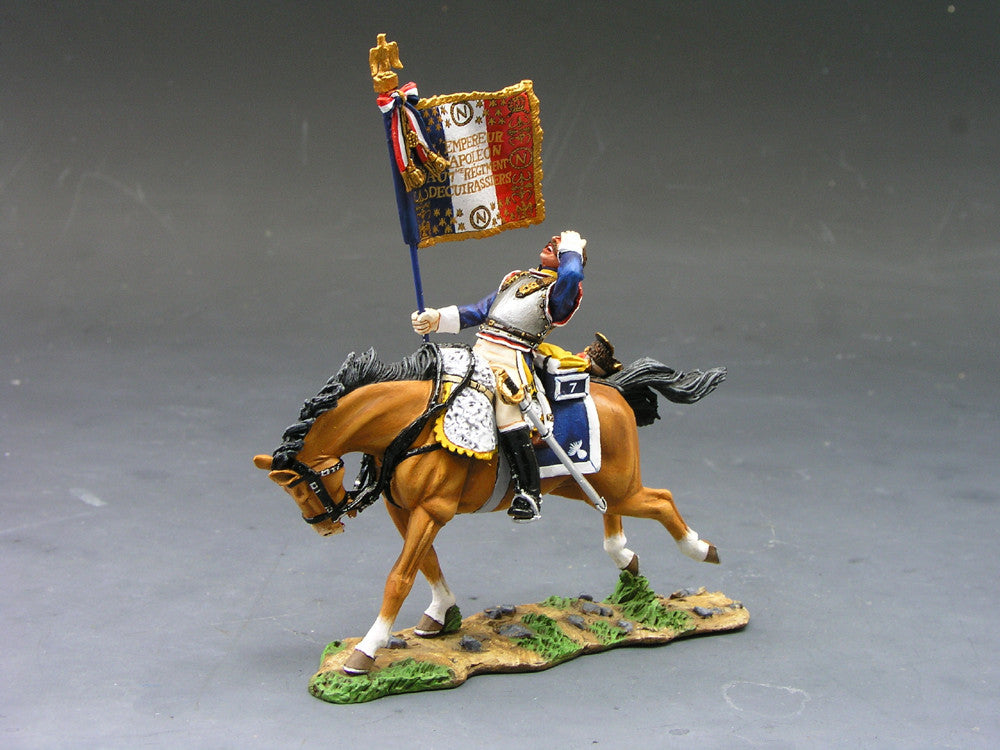 KING & COUNTRY BOXED NA112  CUIRASSIER WOUNDED FLAGBEARER