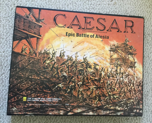 Caesar Epic Battle of Alesia Board-Game, Avalon Hill Vintage 1976