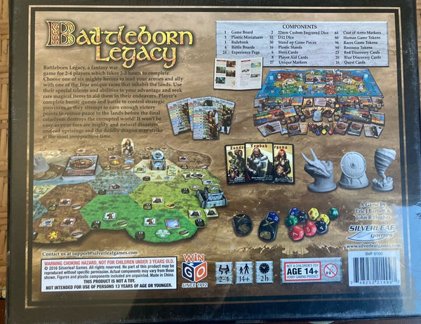 Battleborn Legacy - Fantasy Strategy Board Game NEW SEALED Kickstarter