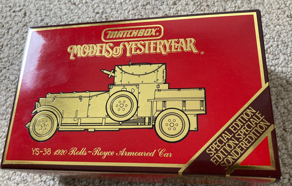 Matchbox Models of Yesteryear YS-38 1920 Rolls Royce Armoured Car