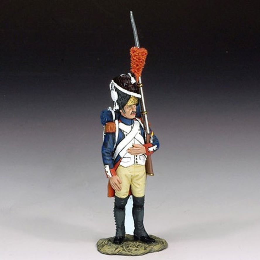 King & Country NA152 French Guard Standing at Attention - Napoleonic -