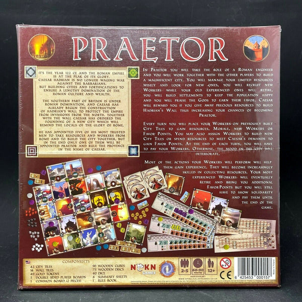 Praetor Board Game by Andrei Novac NSKN Spiral Galaxy Passport Games NEW SEALED