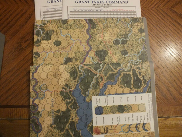 Grant Takes Command Game GCACW MMP Avalon Hill Civil War Overland Campaign