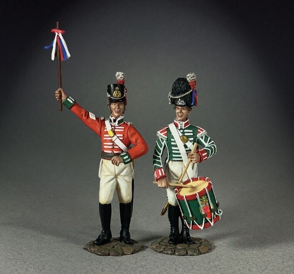 Britains 35010 "The King’s Shilling" Sergeant and Drummer, 1812-16 W Britain