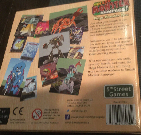 5th Street Boardgame Smash Monster Rampage! - Mega Monster Box Box SW