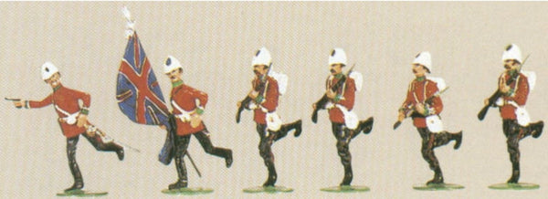 Alymer toy soldiers BRITISH 24th regiment of foot. Zulu wars 1879