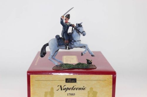 BRITAINS NAPOLEONIC Waterloo French 1st Light Inf Mtd Officer 17885 mint