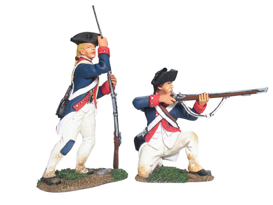 BRITAINS 17961 AMERICAN CONTINENTAL FIRING LINE SET 2