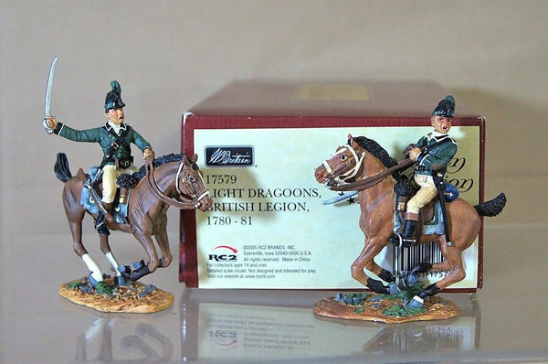 Britains American Rev. War, British Light Dragoons british legion 17579