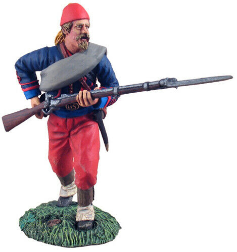 Union Infantry 114th Pennsylvania Zouaves Reaching Cartridge Britains 31103