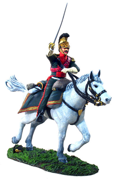 Britains 36016 - French 4th Lancers Trooper Officer Charging No.1