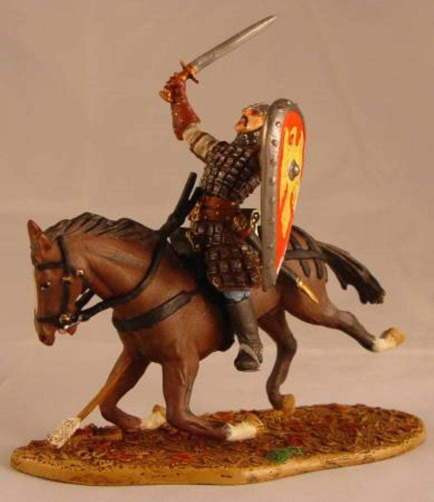 Conte, mounted Norman warrior falling VIK003