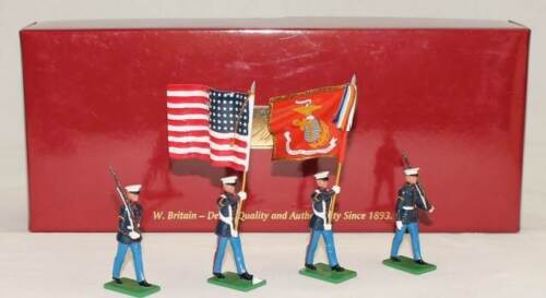 Britains 17917 USMC 8th and I Colour Party 1955