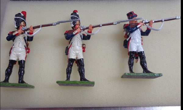 Little Legion Napoleonic French Imperial Guard Set WF/33, 3 Standing Firing