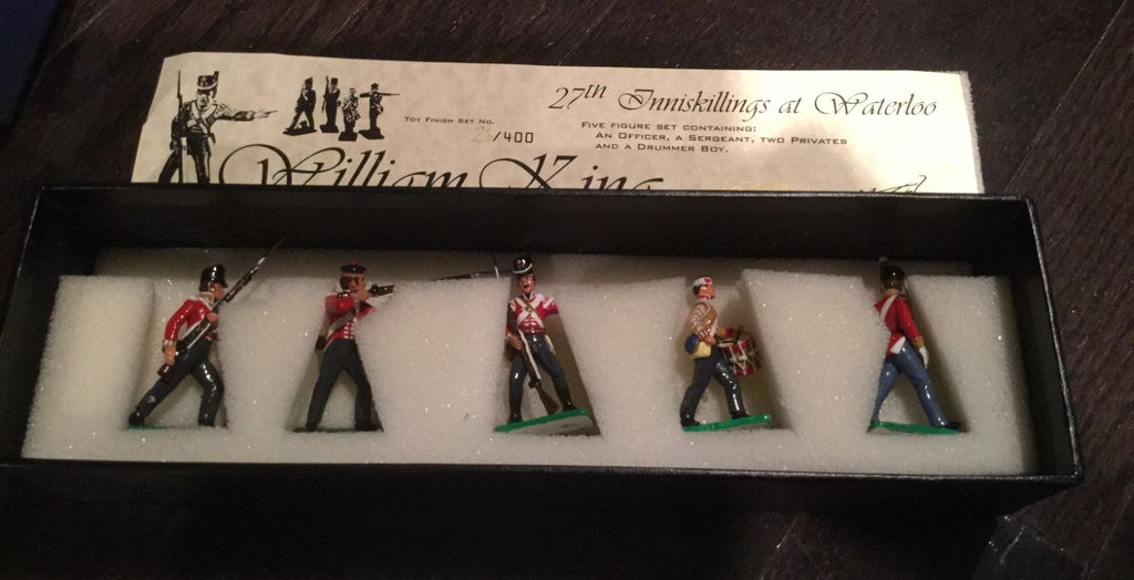 William King Connoisseur Set #25/400 27th Inniskillings at Waterloo five figures