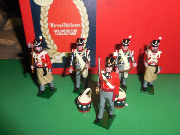 TRADITION toy SOLDIERS MARCHING SET BRITISH INFANTRY 1812 B1B