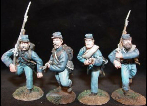 Conte 57167 Civil war Irish brigade advancing / charging set #1