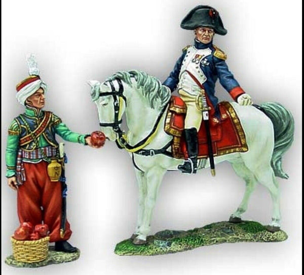 KING & COUNTRY NA026 MOUNTED NAPOLEON & MAMELUKE SERVANT NA26