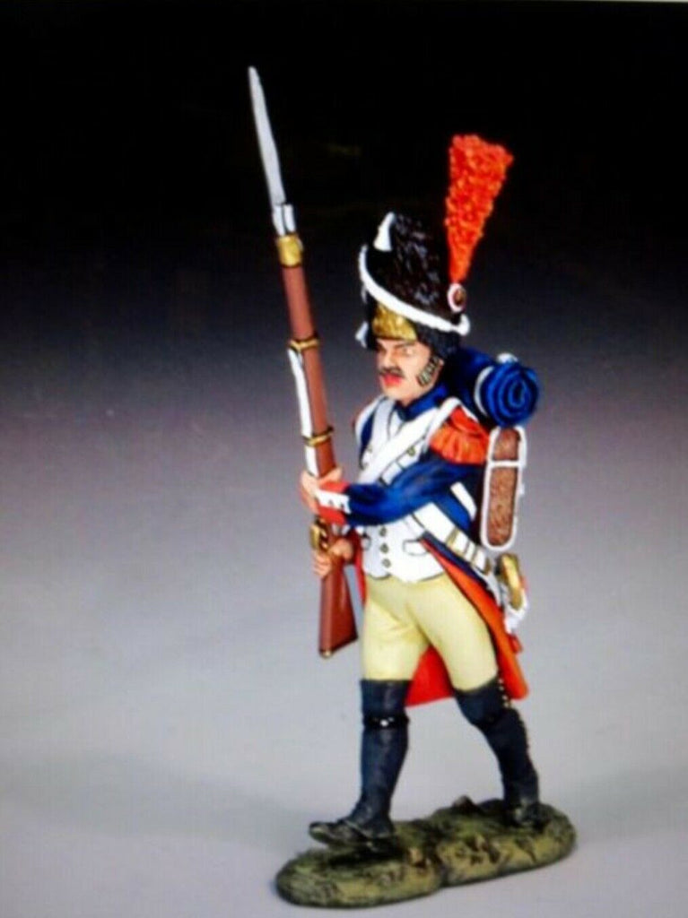 King & country Napoleonic French grenadiers marching NA157