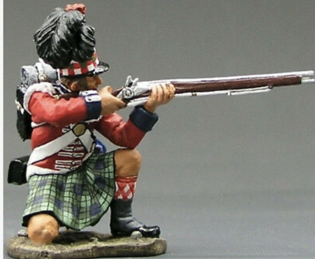 KING & COUNTRY THE AGE OF NAPOLEON NA050 42ND HIGHLANDER KNEELING FIRING MIB