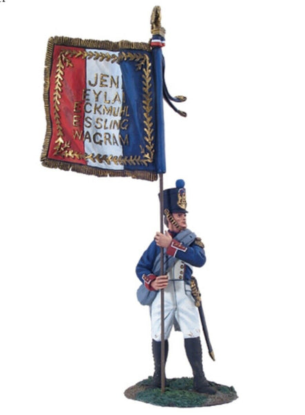 BRITAINS 36078 FRENCH LINE INFANTRY FUSILIER EAGLE 105TH LIGNE FLAG BEARER