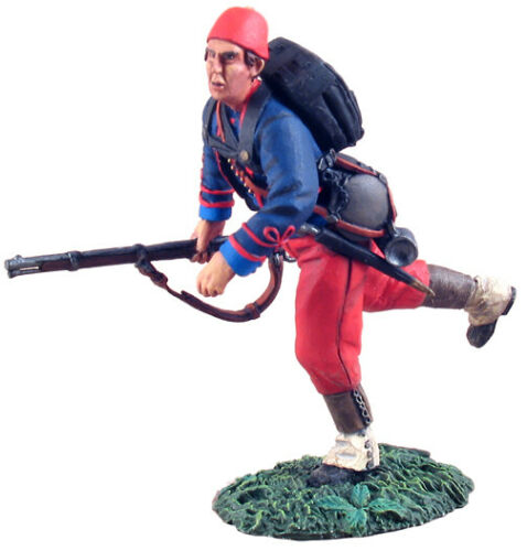 BRITAINS 31104 AMERICAN CIVIL WAR UNION 114th PENNSYLVANIA ZOUAVES ADVANCING