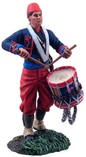 BRITAINS 31107 AMERICAN CIVIL WAR UNION 114th PENNSYLVANIA ZOUAVES DRUMMER